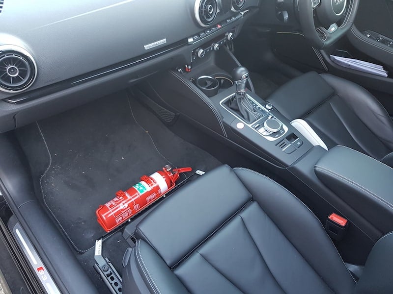 Audi 8P, 8V, 8Y S3 & RS3 Fire Extinguisher Bracket