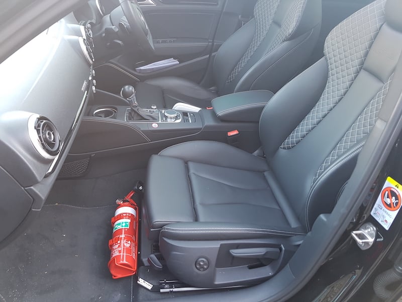 Audi 8P, 8V, 8Y S3 & RS3 Fire Extinguisher Bracket