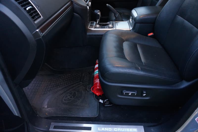 Suits Toyota Landcruiser 200 Series Fire Extinguisher Bracket