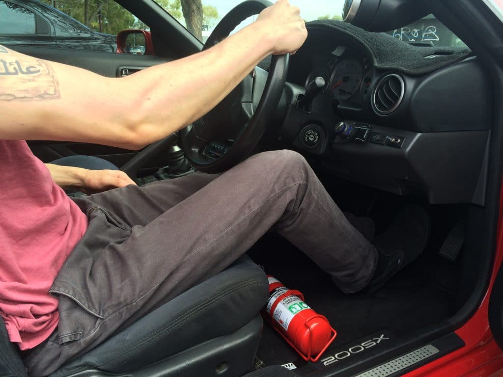 Nissan Silvia S13, S14, S15 Fire Extinguisher Bracket