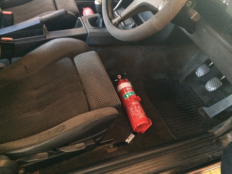 BMW E30 Fire Extinguisher Bracket