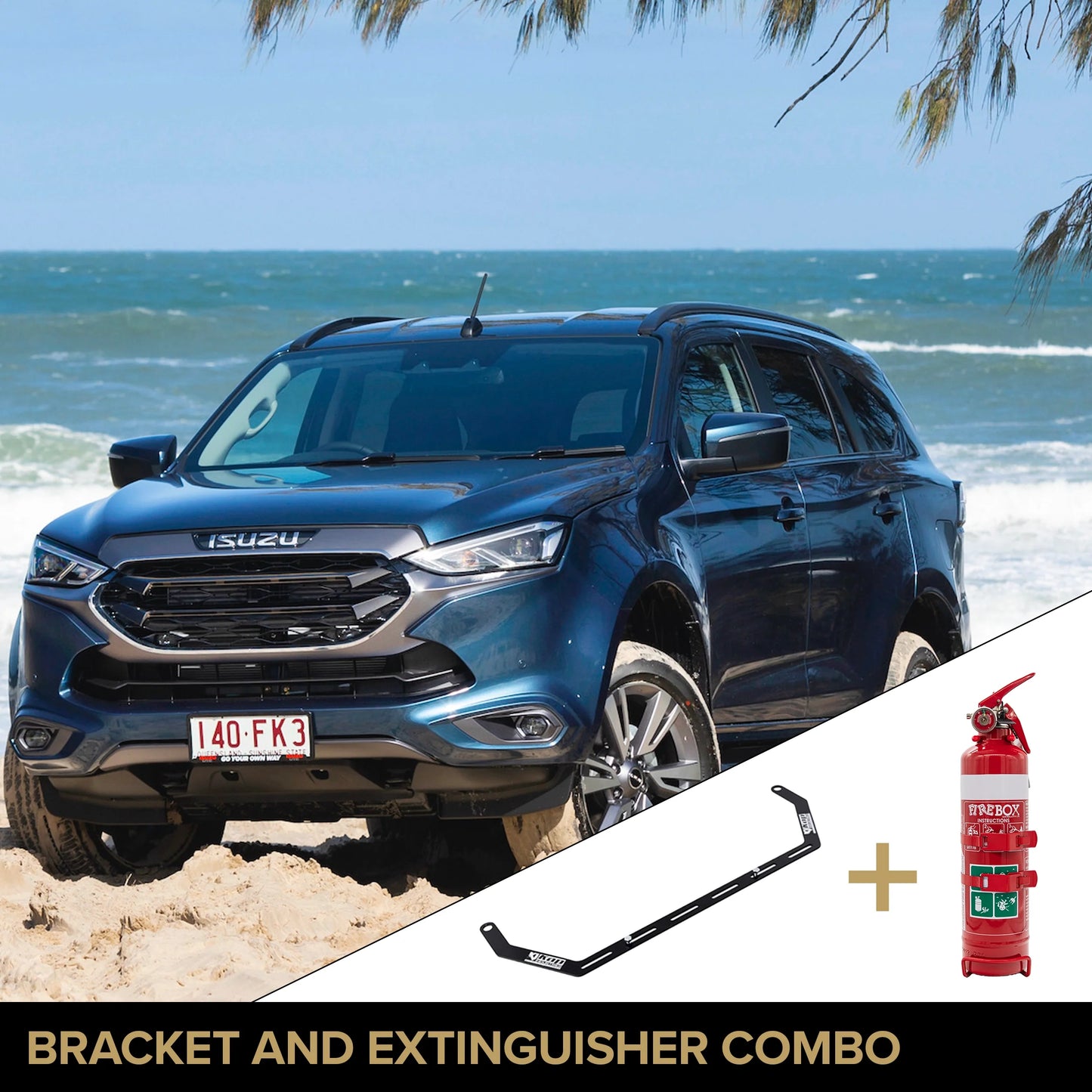 Isuzu MUX Gen 2 RJ 2020+ Fire Extinguisher Bracket