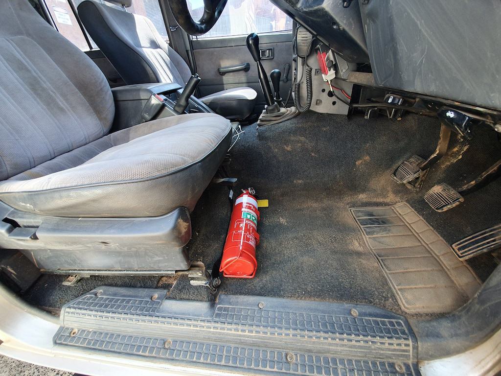 Nissan Patrol (GQ) Fire Extinguisher Bracket