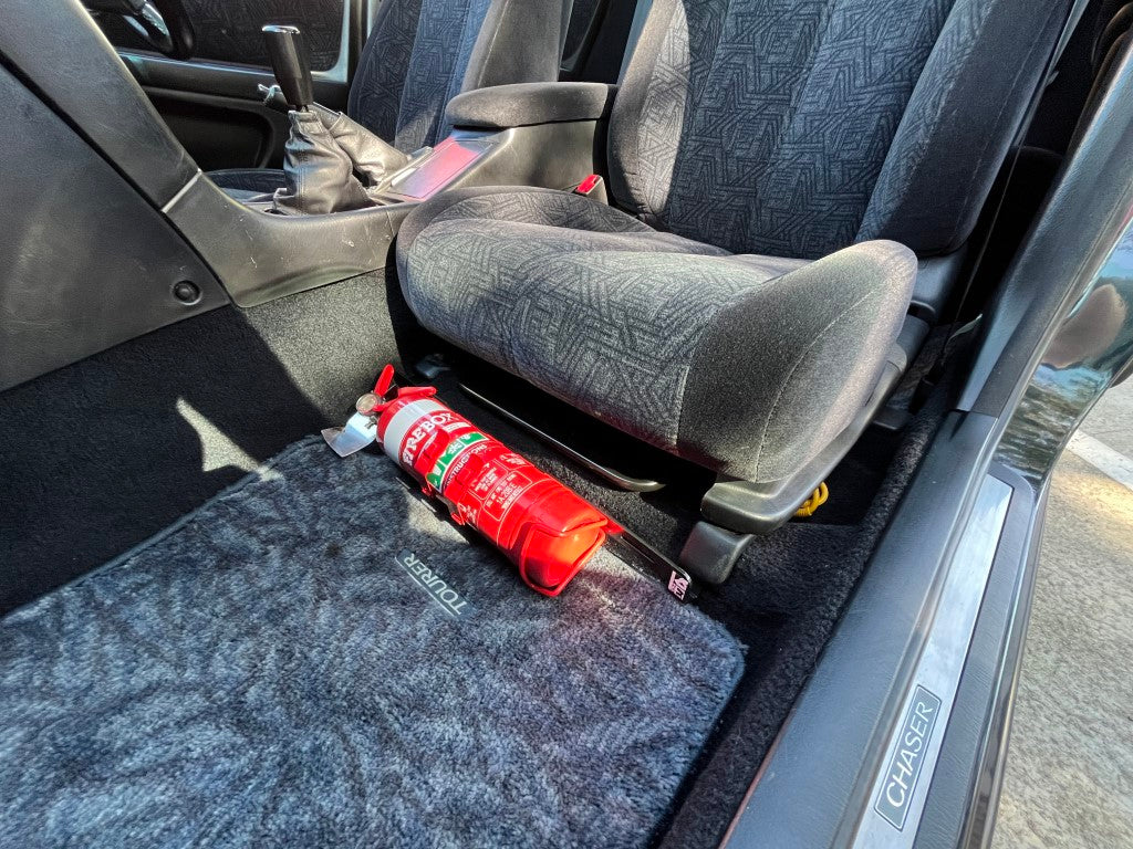 Suits Toyota JZX90 / JZX100 Fire Extinguisher Bracket