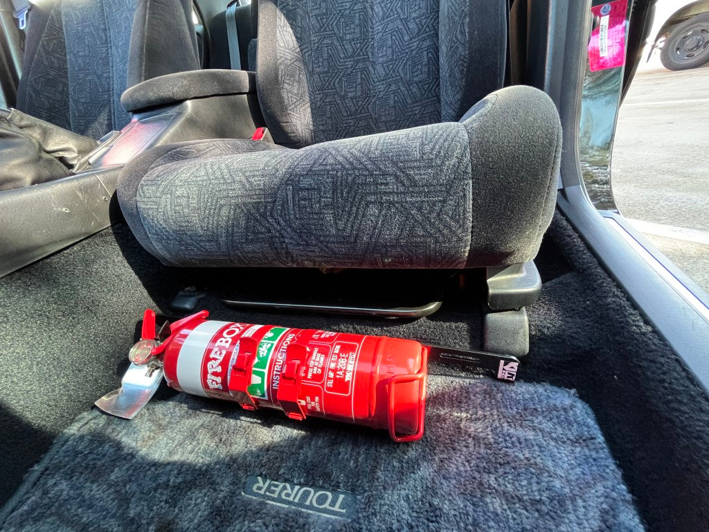 Suits Toyota JZX90 / JZX100 Fire Extinguisher Bracket
