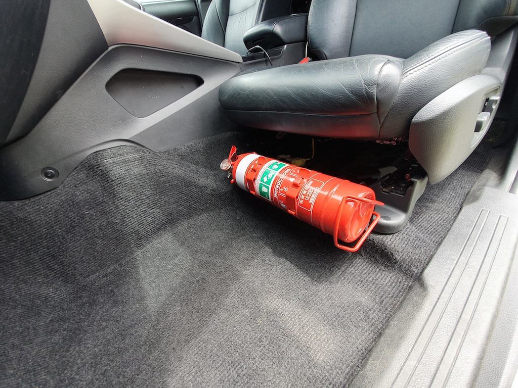 Mitsubishi Pajero (Sport) Fire Extinguisher Bracket