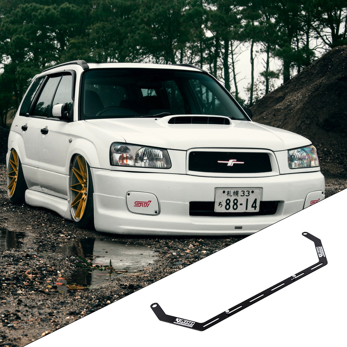 Subaru Forester SF SG SH Fire Extinguisher Bracket