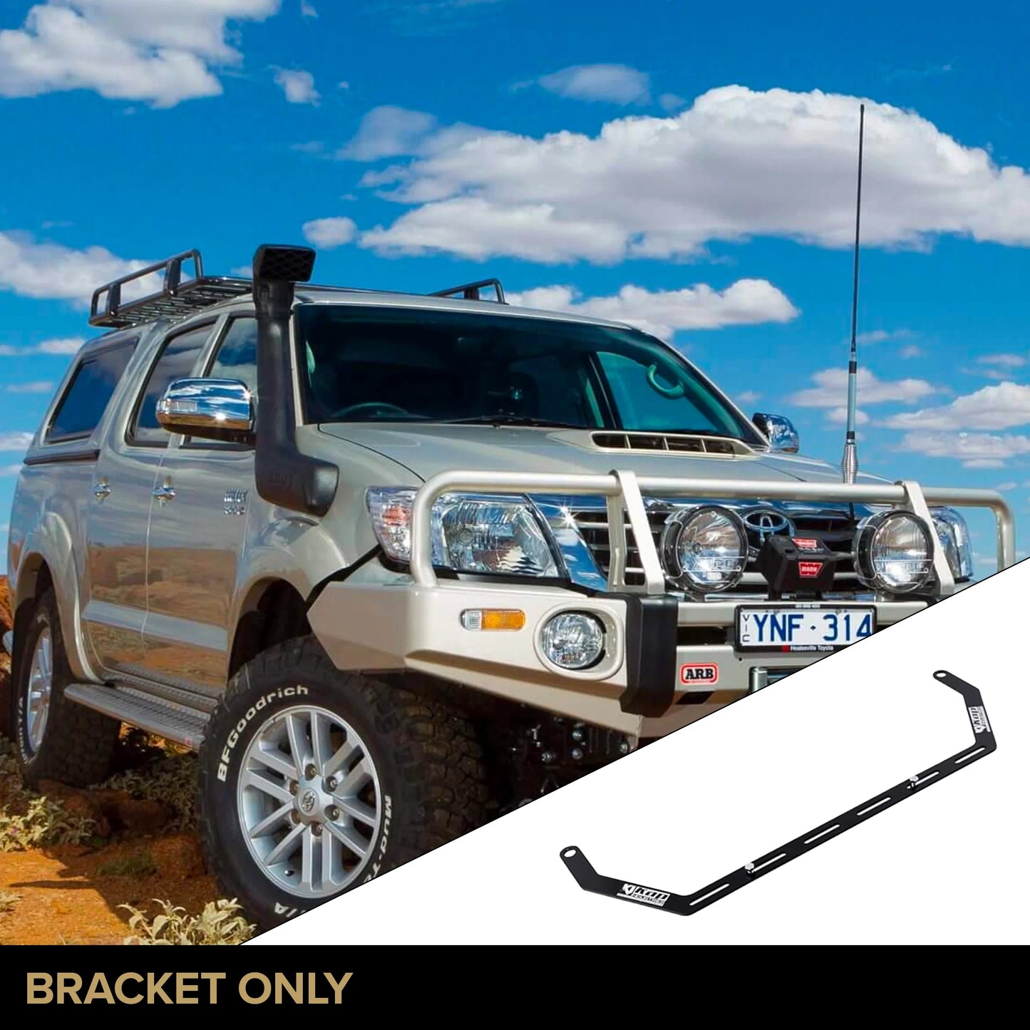 Suits Toyota Hilux N70 2005-2015 Fire Extinguisher Bracket