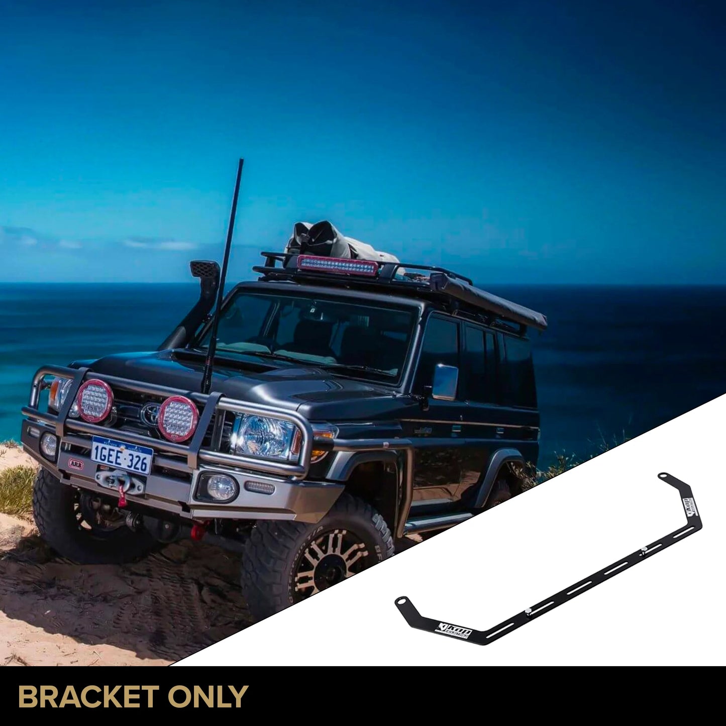 Suits Toyota Landcruiser 70 Series (99-16) Fire Extinguisher Bracket