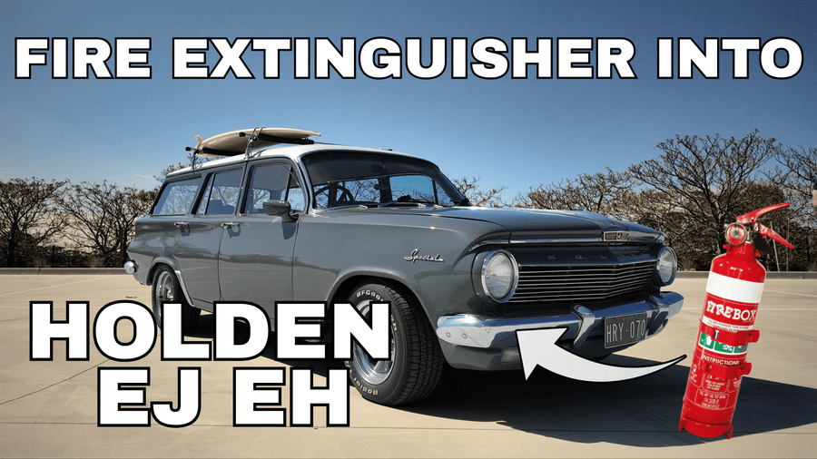Holden EH & EJ Fire Extinguisher Bracket Install | Kap Industries
