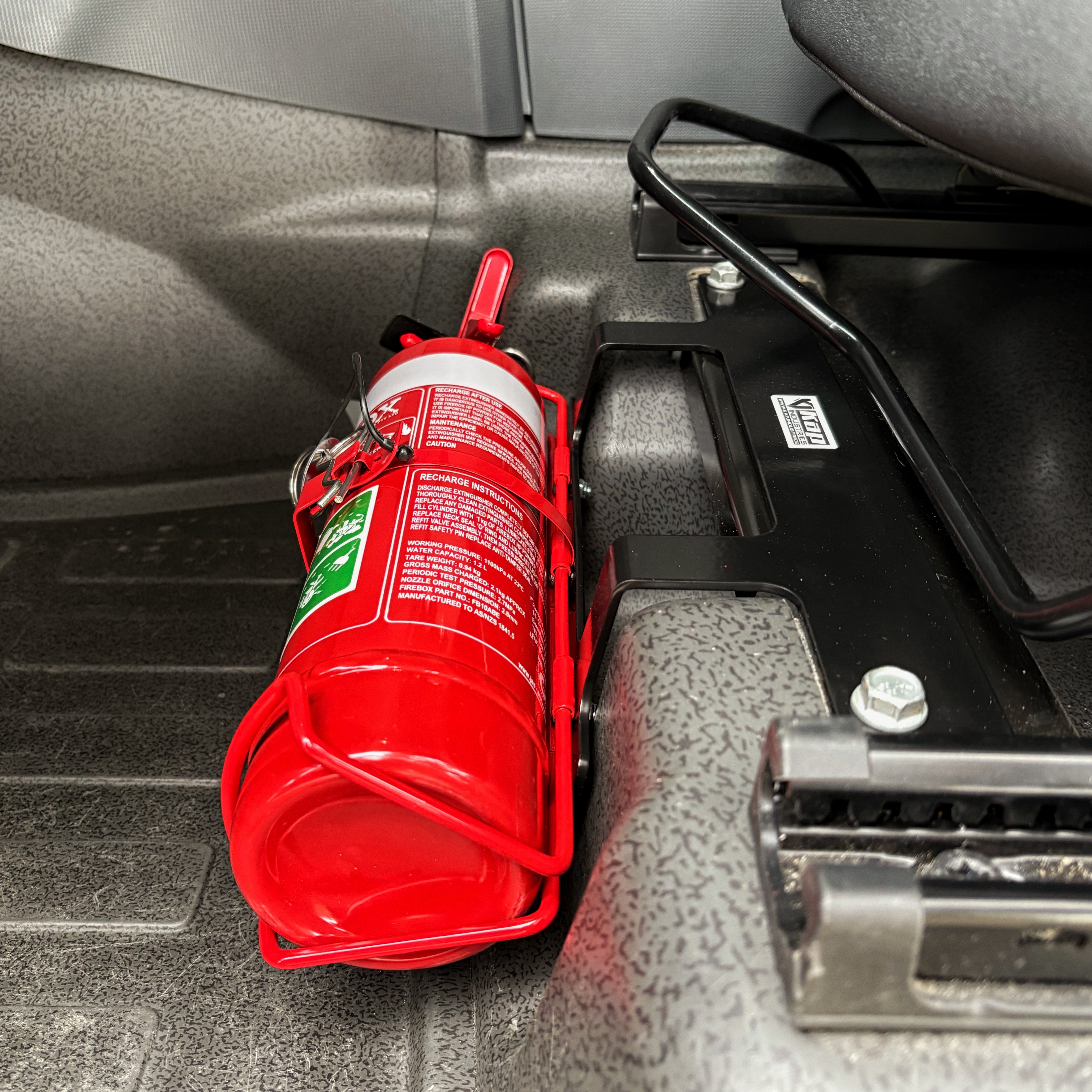 Ineos Grenadier / Quartermaster Fire Extinguisher Bracket – Kap Industries