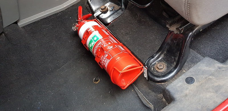 Jeep Wrangler (JK) Fire Extinguisher Bracket