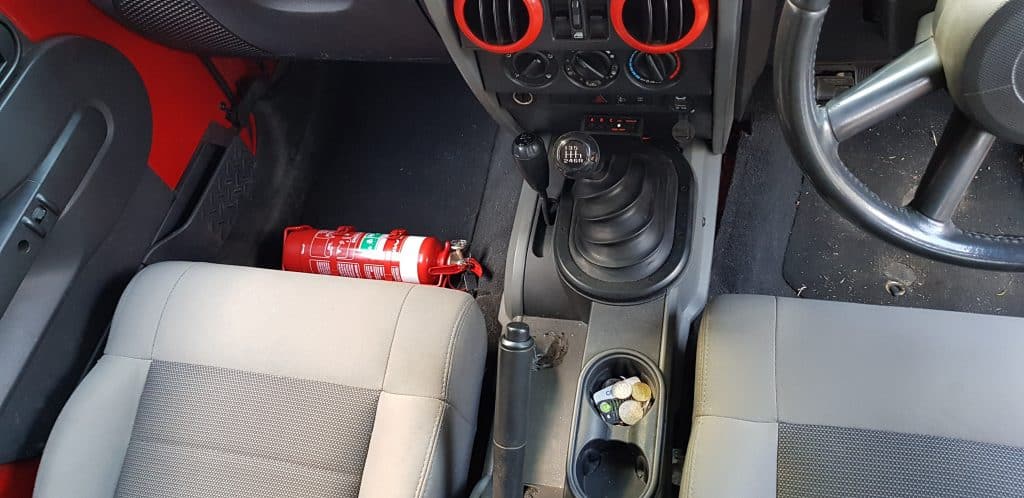 Jeep Wrangler (JK) Fire Extinguisher Bracket