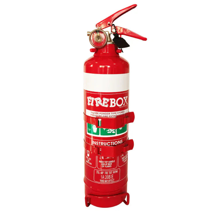 1kg Twin Latch Metal Dry Powder Fire Extinguisher