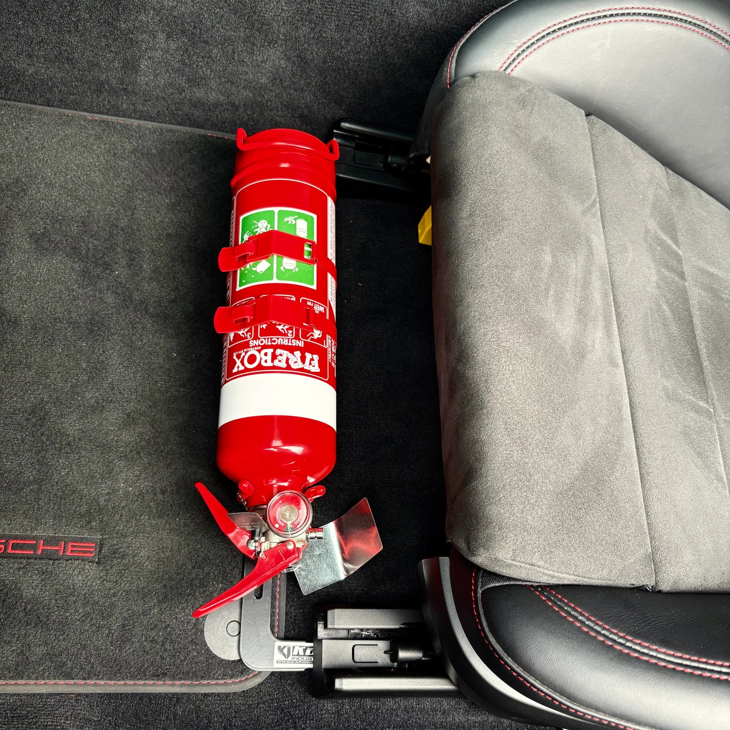 Porsche 911 (997) Fire Extinguisher Bracket