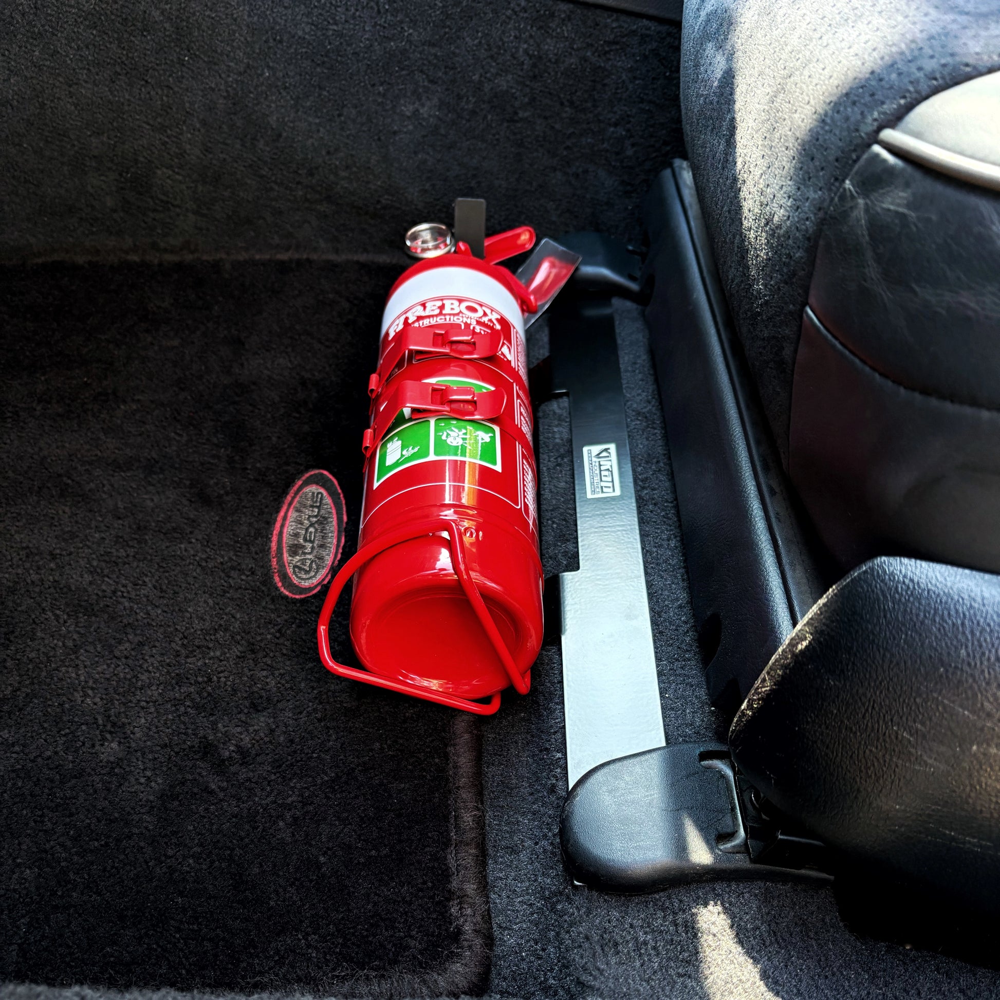 Suitable Toyota GR86 / Subaru BRZ Fire extinguisher holder bracket | Australia Suitable Toyota GR86 / Subaru BRZ Fire extinguisher holder bracket | Australia