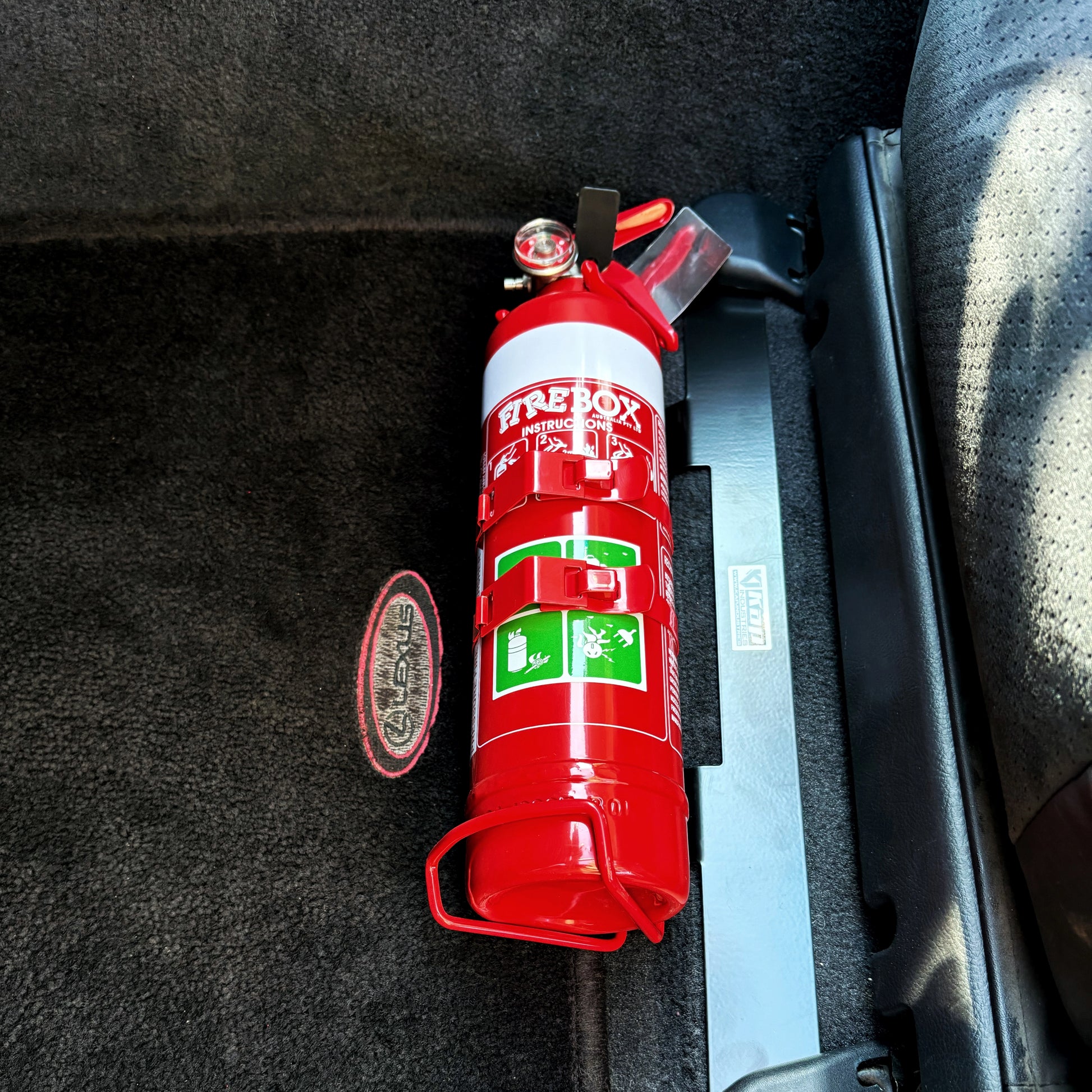 Element E50 Fire Extinguisher with Bracket for Toyota GR Corolla Element E50 Fire Extinguisher with Bracket for Toyota GR Corolla