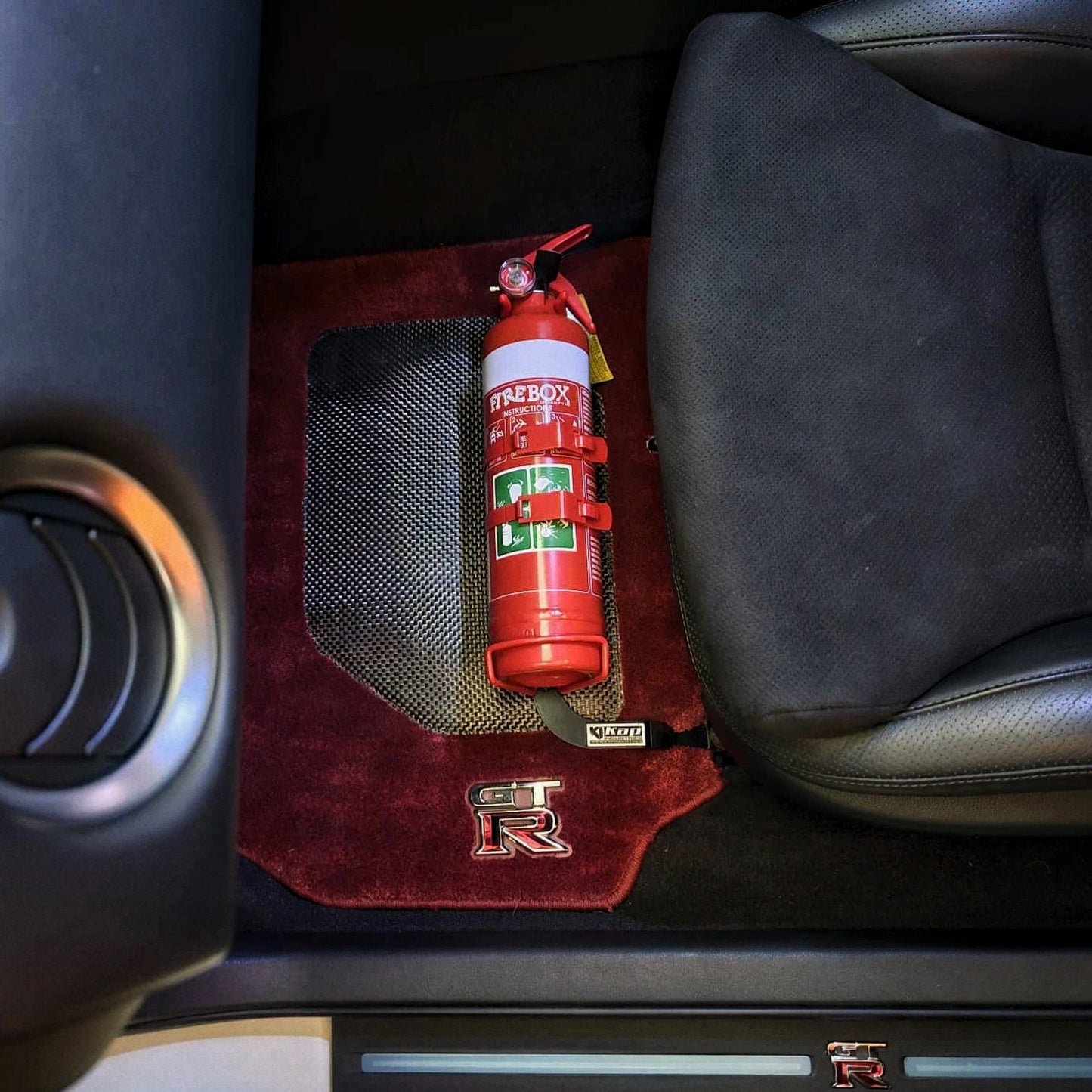 Nissan Skyline GTR R35 Fire Extinguisher Bracket