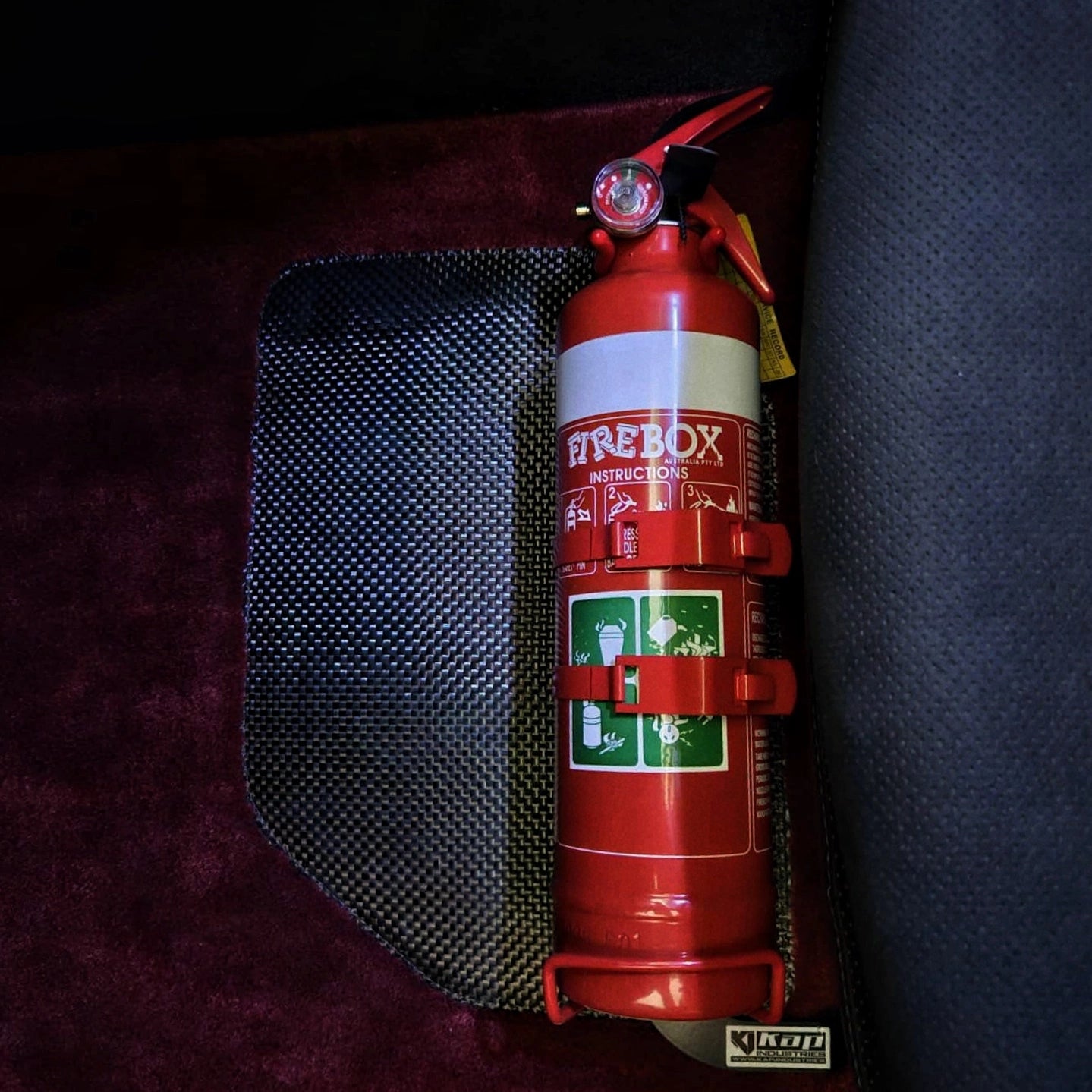 Nissan Skyline GTR R35 Fire Extinguisher Bracket