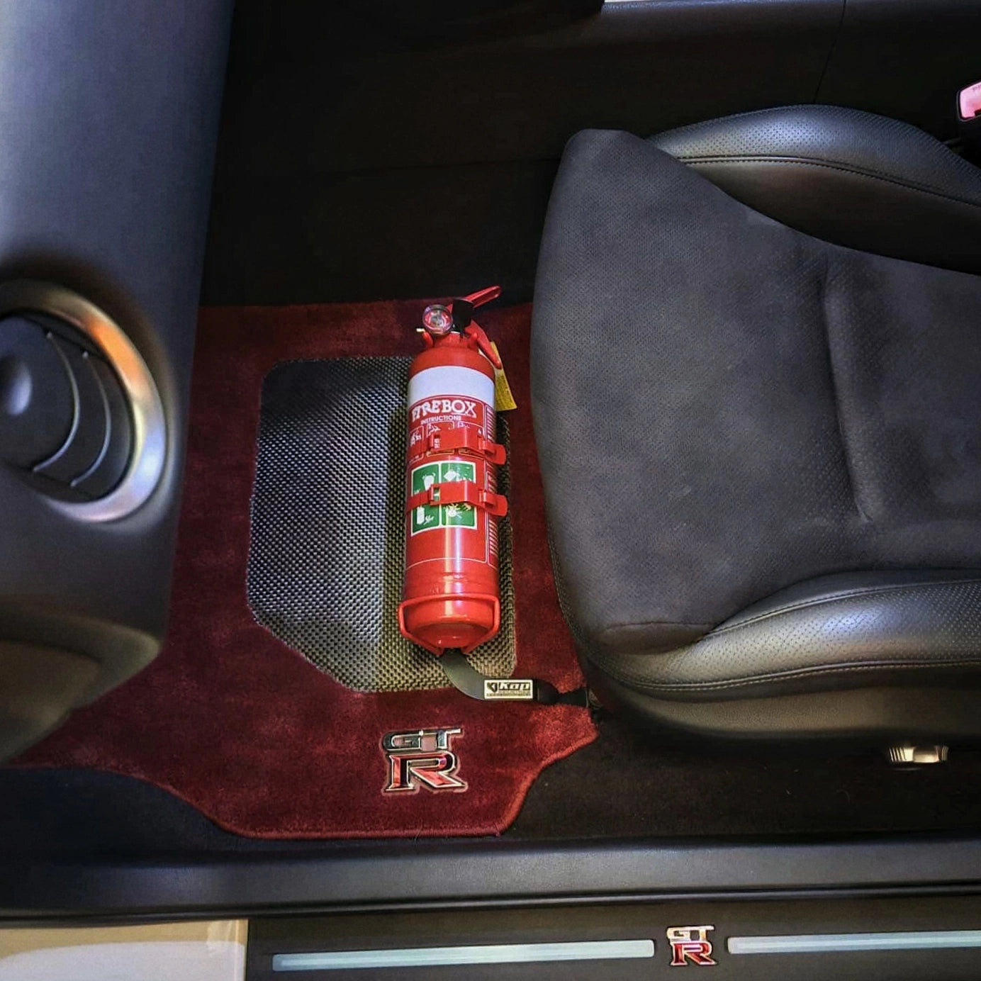 Nissan Skyline GTR R35 Fire Extinguisher Bracket