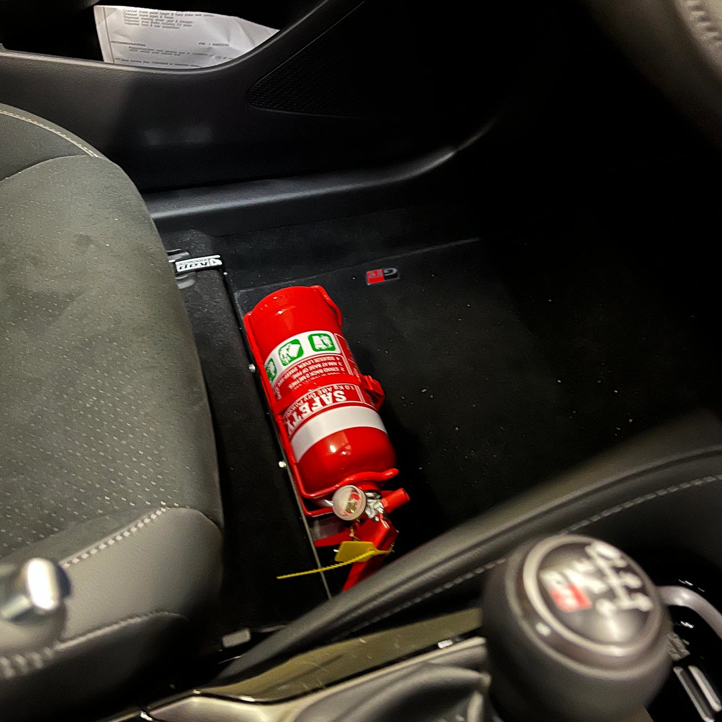 Suits Toyota RAV4 5th Gen (2018+) Fire Extinguisher Bracket