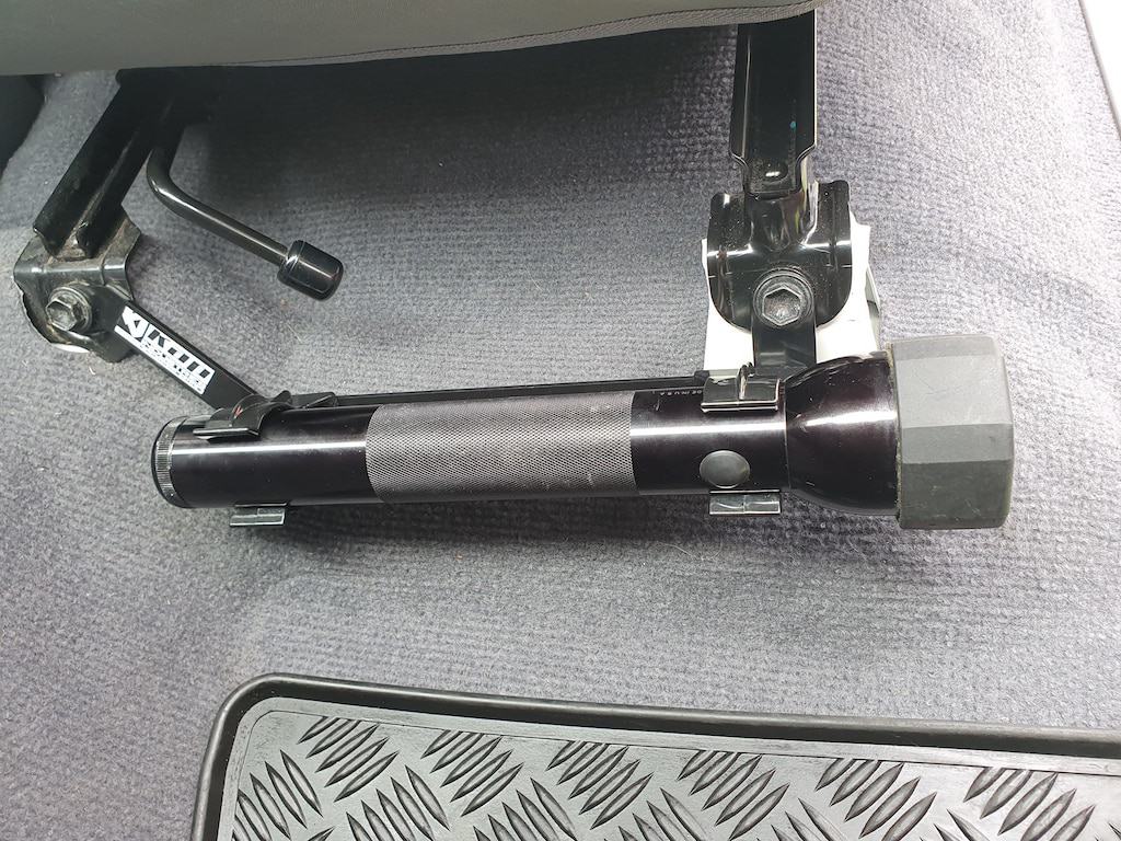 Suits Toyota Landcruiser 70 Series (99-16) Fire Extinguisher Bracket