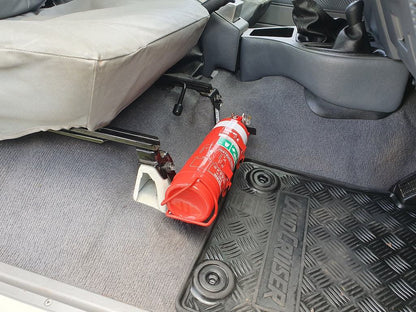 Suits Toyota Landcruiser 70 Series (99-16) Fire Extinguisher Bracket