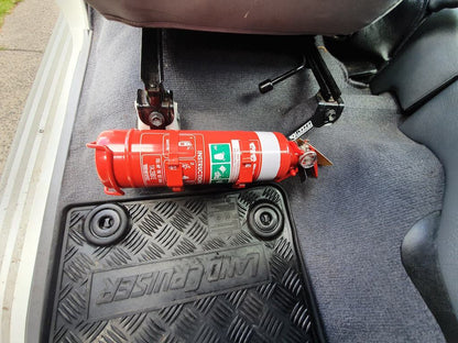 Suits Toyota Landcruiser 70 Series (99-16) Fire Extinguisher Bracket