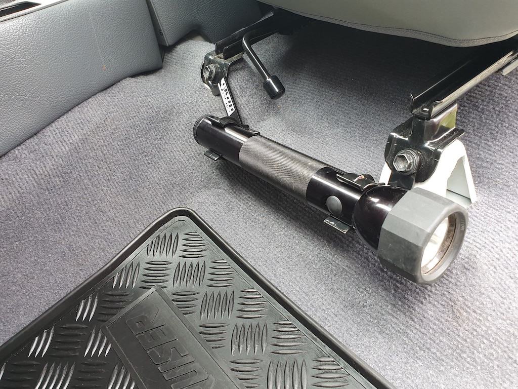 Suits Toyota Landcruiser 70 Series (99-16) Fire Extinguisher Bracket