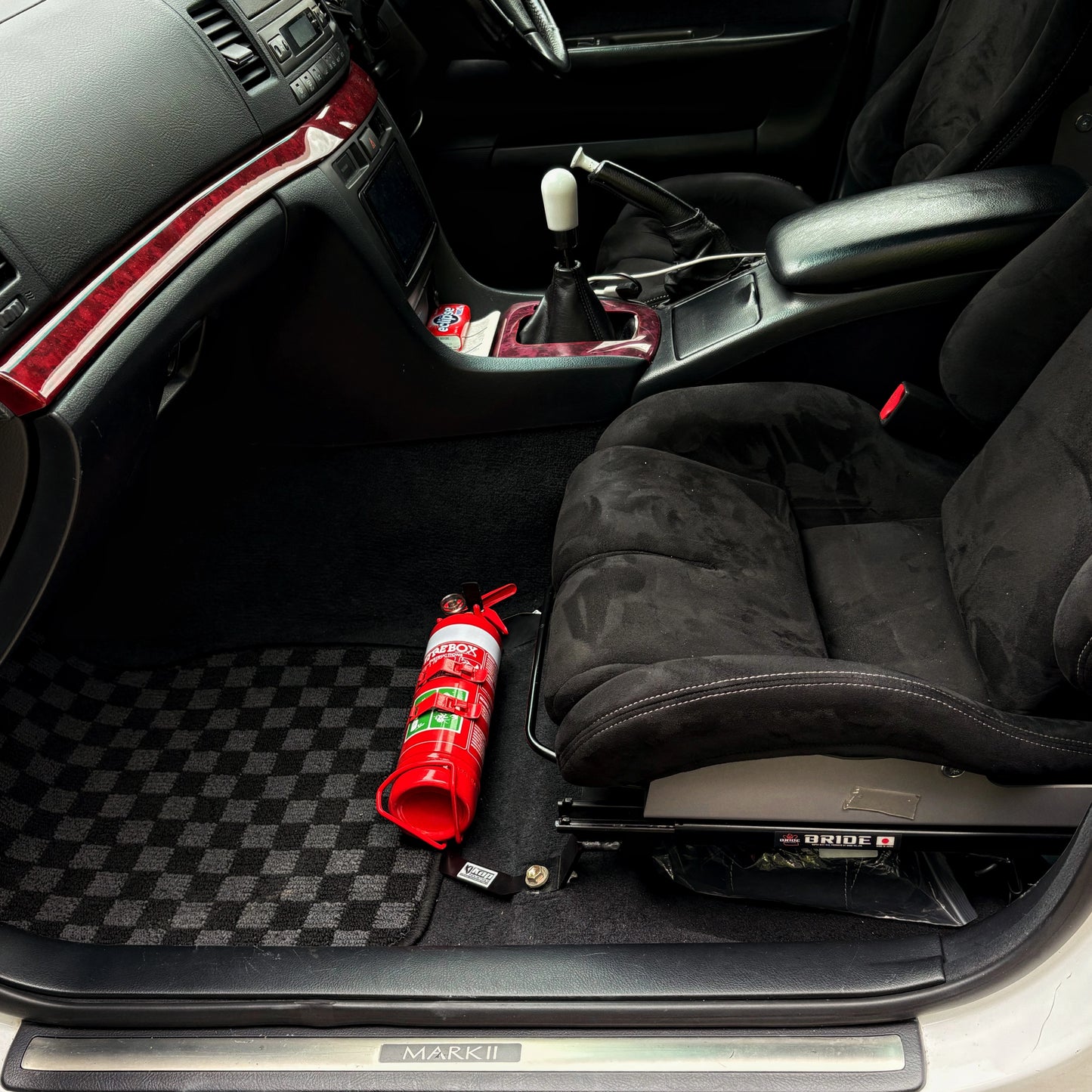 Suits Toyota Mark II JZX110 Fire Extinguisher Bracket