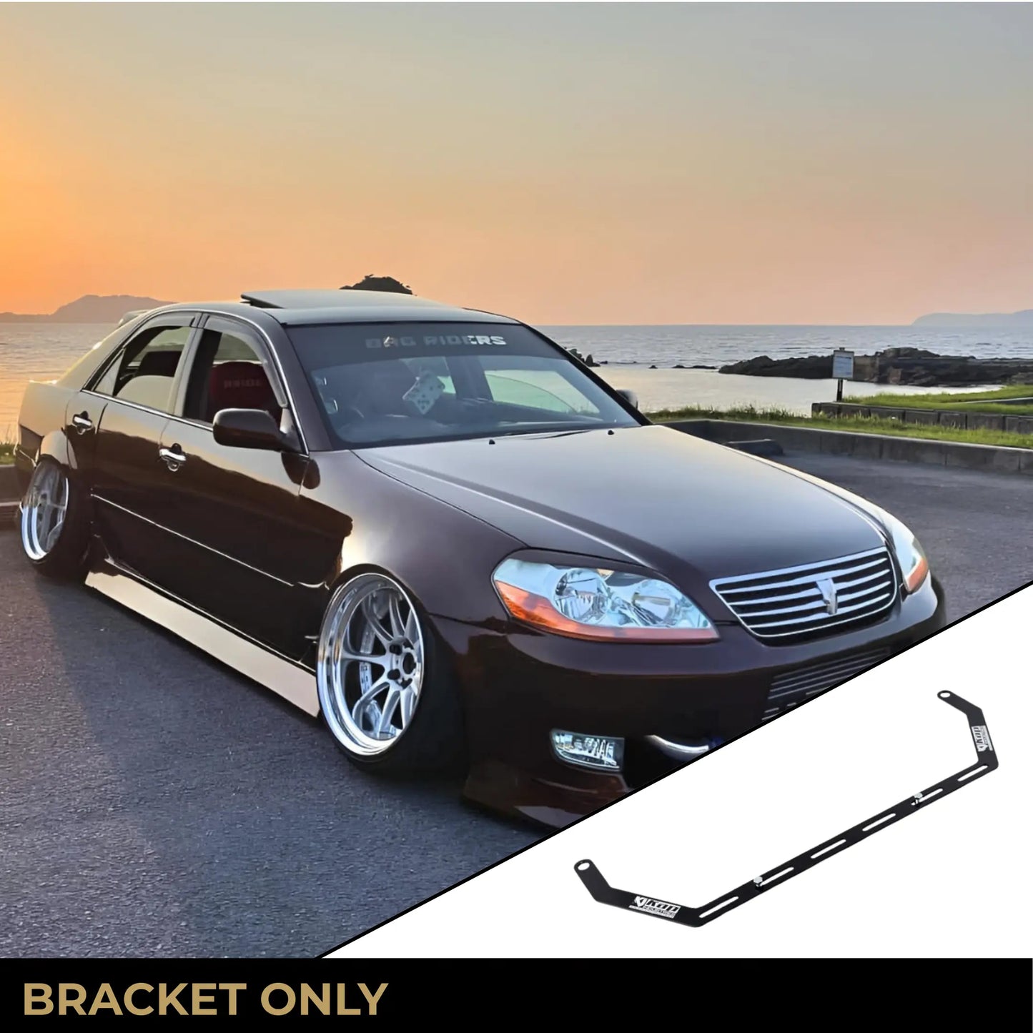 Suits Toyota Mark II JZX110 Fire Extinguisher Bracket
