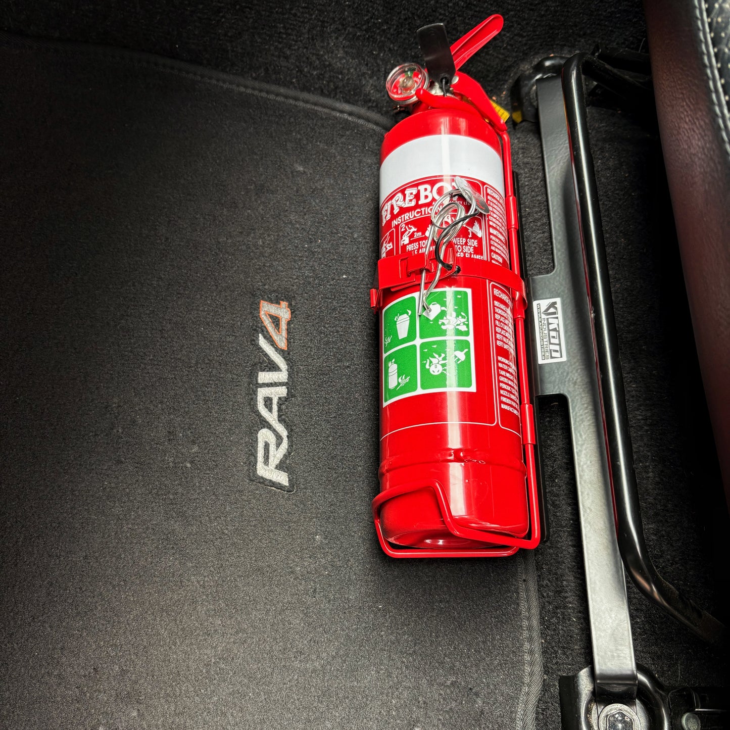 Suits Toyota RAV4 3rd Generation XA30 (2005-2012) Fire Extinguisher Bracket