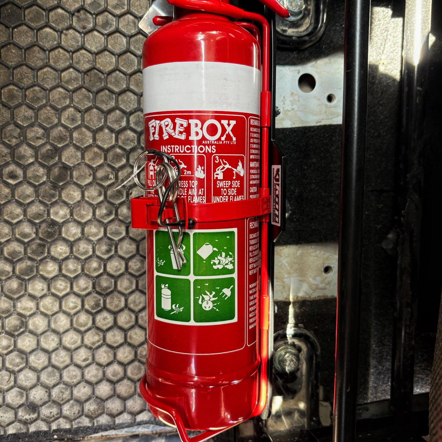 Mahindra Pik Up Fire Extinguisher Bracket