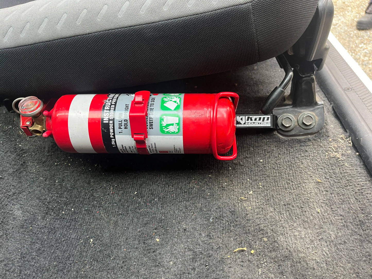 Nissan Navara D22 Fire Extinguisher Bracket