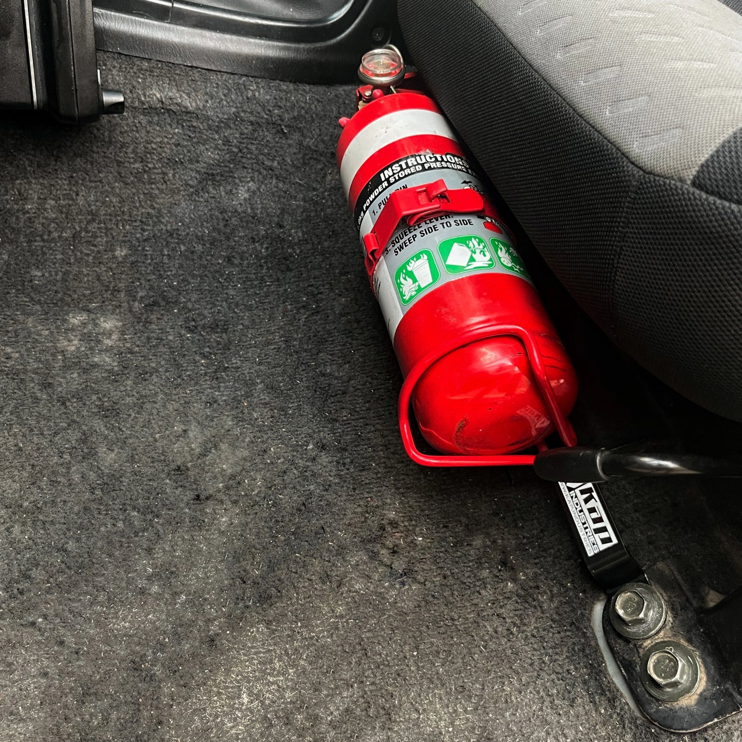 Nissan Navara D22 Fire Extinguisher Bracket