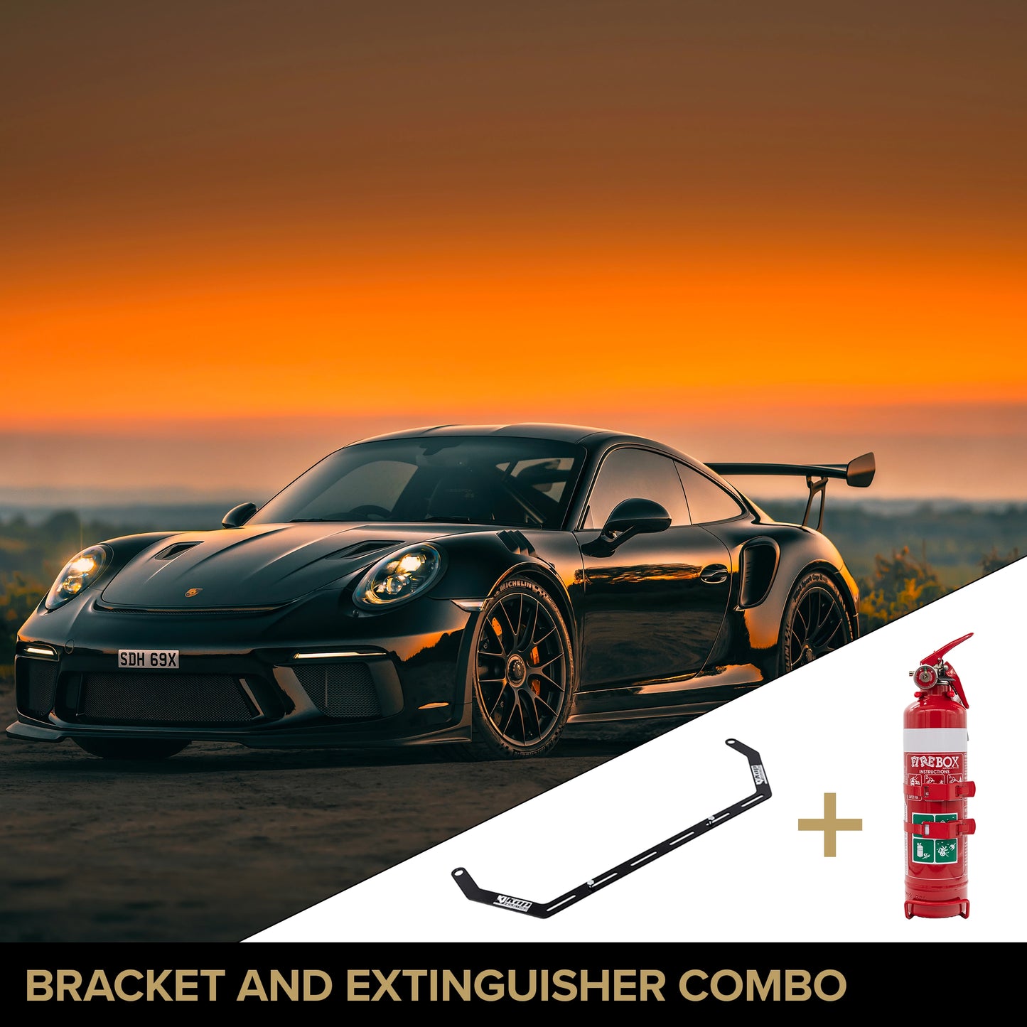 Porsche 996+ & 986+ Fire Extinguisher Mount