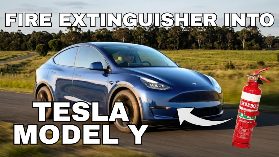 Tesla Model Y Fire Extinguisher Bracket Install | Kap Industries
