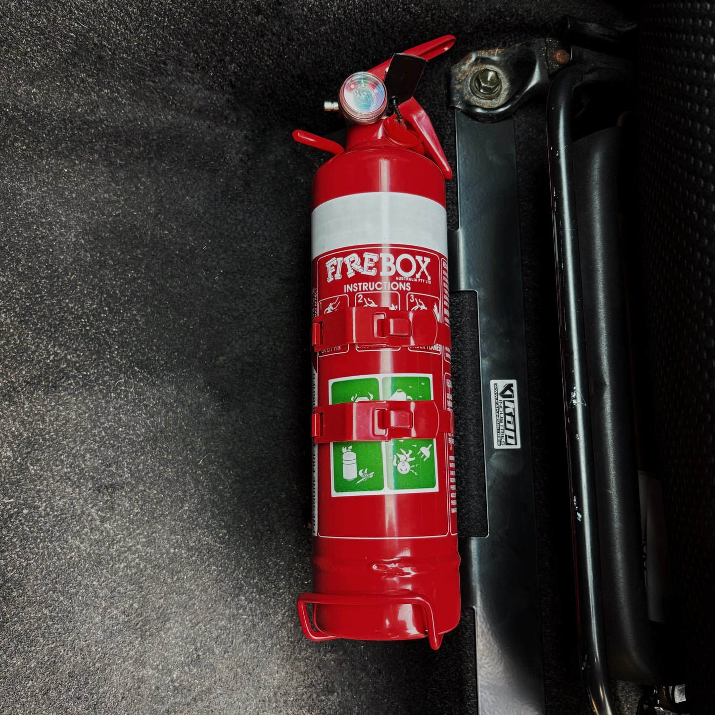 Suits Toyota Echo Sportivo PH1/PH2 Fire Extinguisher Bracket