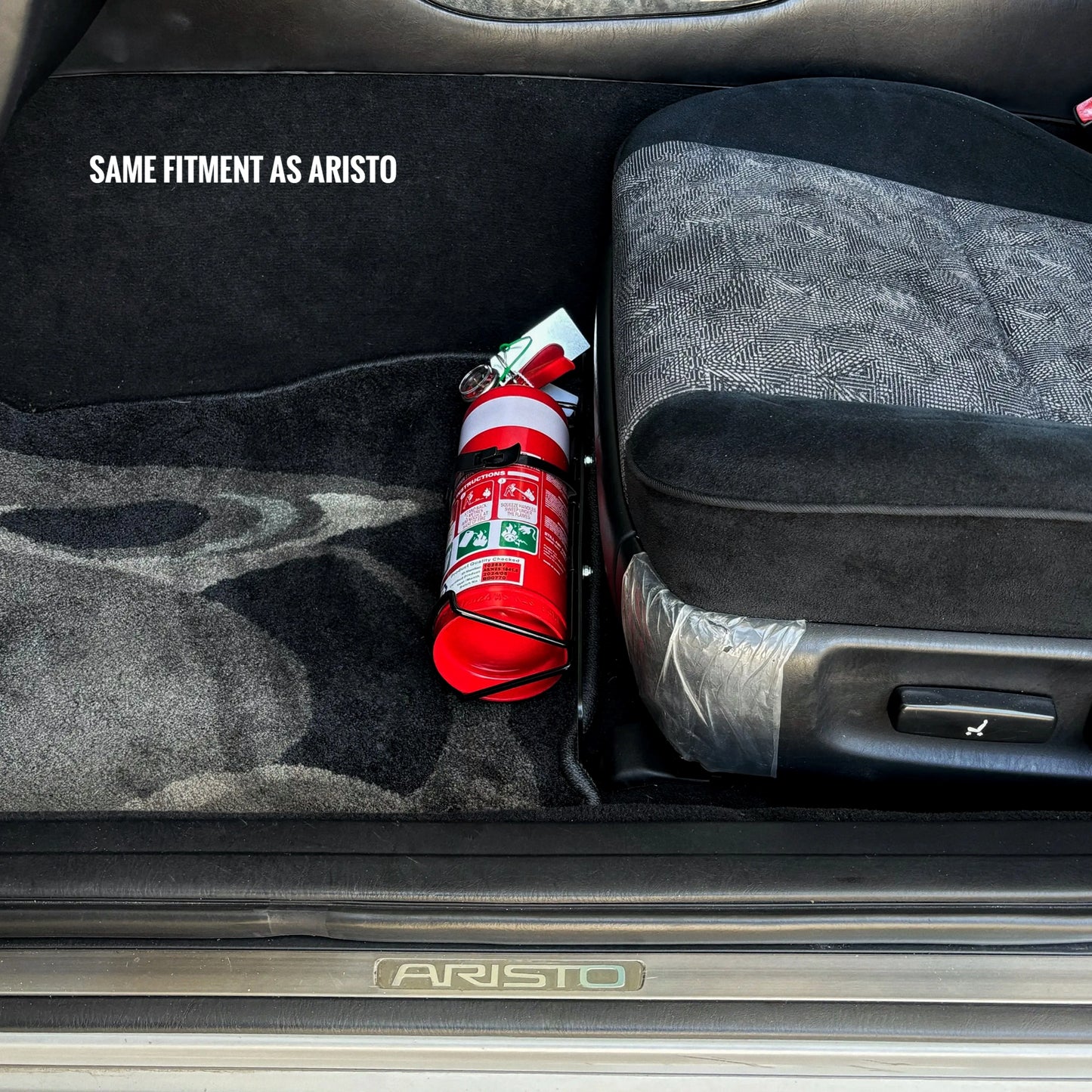 Suits Toyota Crown Majesta Gen 4 S180 (2004-2009) Fire Extinguisher Bracket