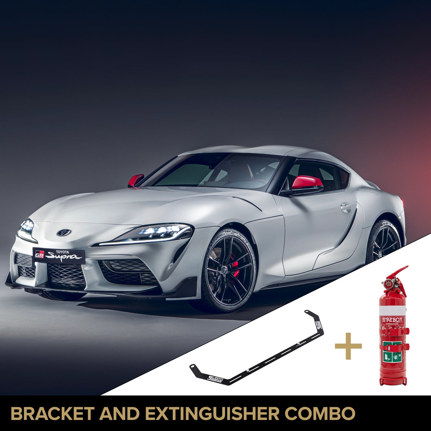 Suits Toyota GR Supra GT/GTS -A90 Fire Extinguisher Bracket