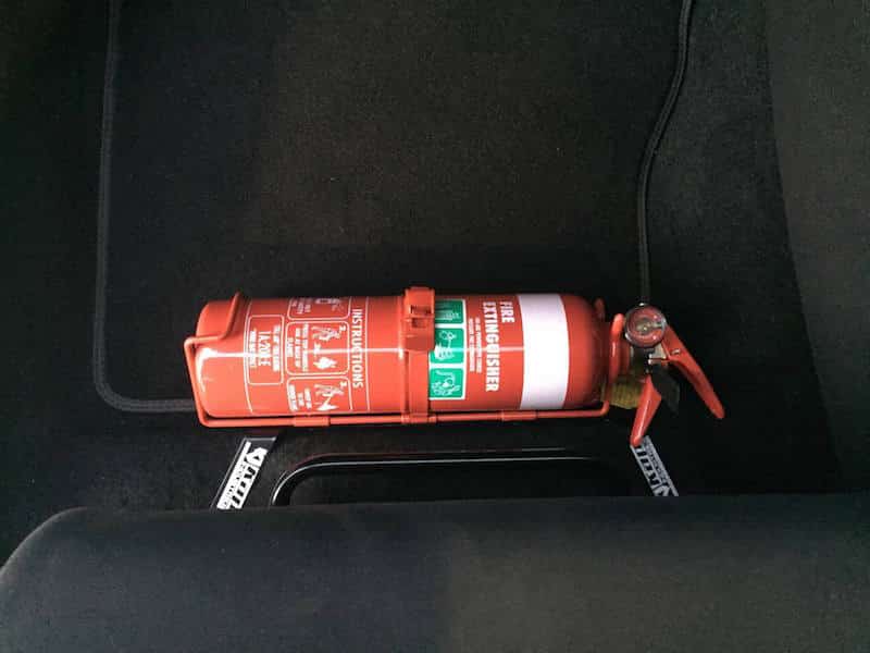 Volvo C30 Fire Extinguisher Bracket