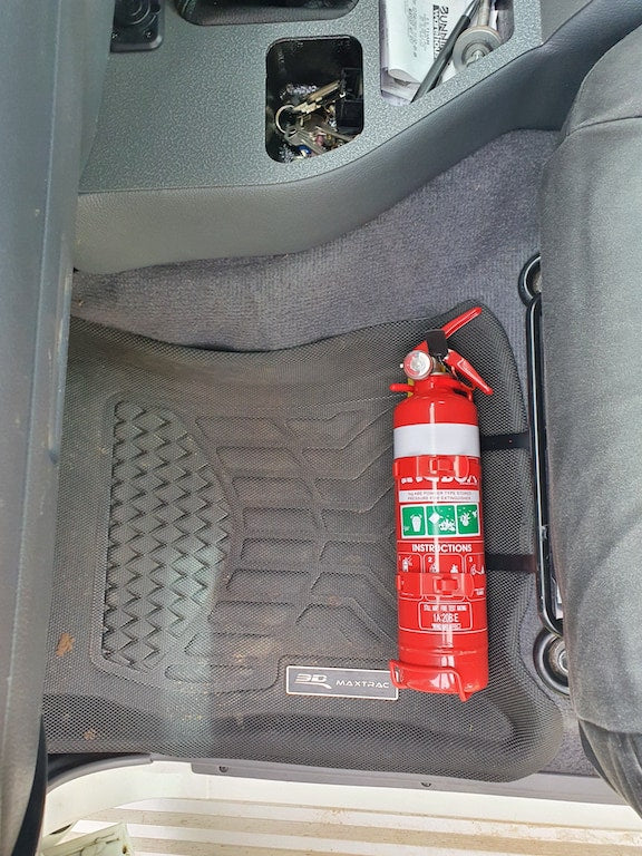 Suits Toyota Landcruiser 79 Single Cab (2017+) Fire Extinguisher Bracket