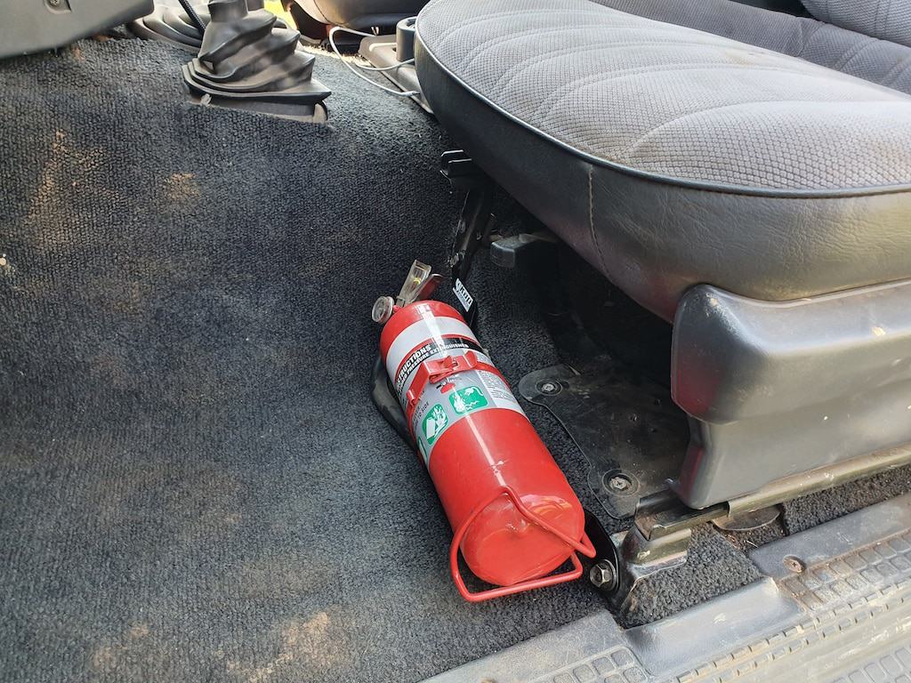 Nissan Patrol (GQ) Fire Extinguisher Bracket