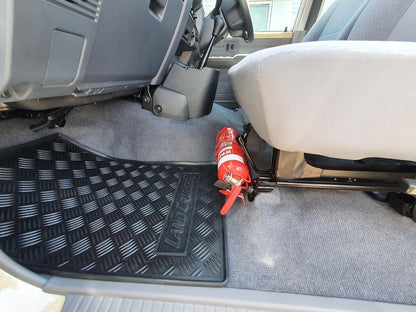 Suits Toyota Landcruiser 79 Dual Cab (2017+) Fire Extinguisher Bracket