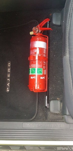 Mitsubishi Pajero (1999-2021) Fire Extinguisher Bracket